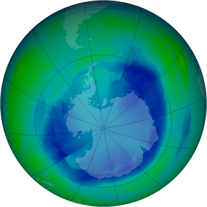Ozone Map 2008-08-22